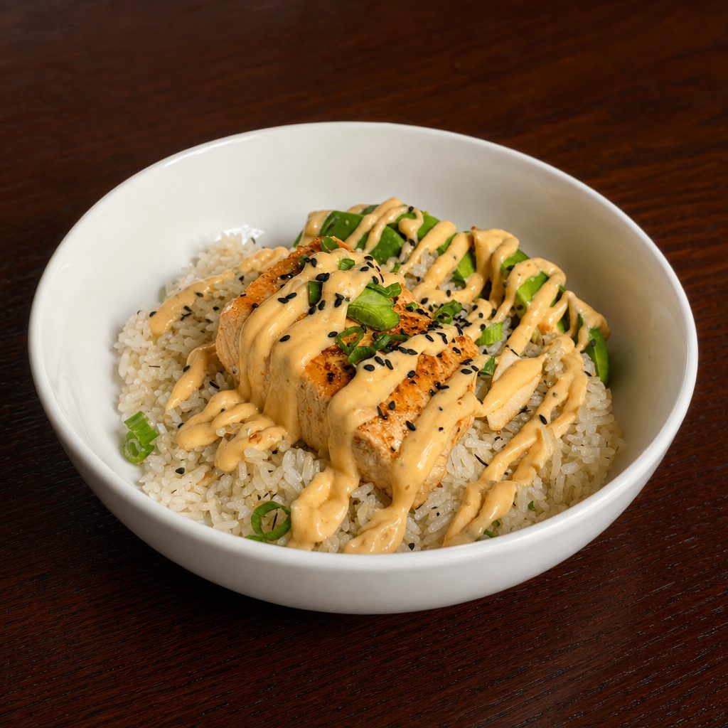 Lunch Salmon Bowl.